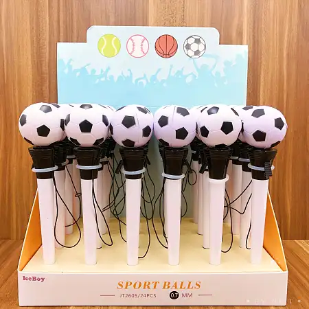 Soccer ball basketball bounce ball pen弹跳足球笔