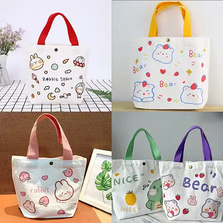 Cute animal design cotton gift bag卡通棉布礼物袋