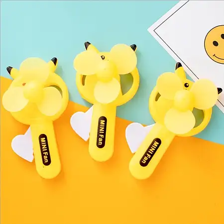 Hand press cute fan 卡通手压风扇