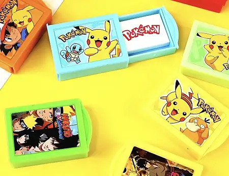 Pikachu magic box eraser皮卡丘魔术盒子橡皮
