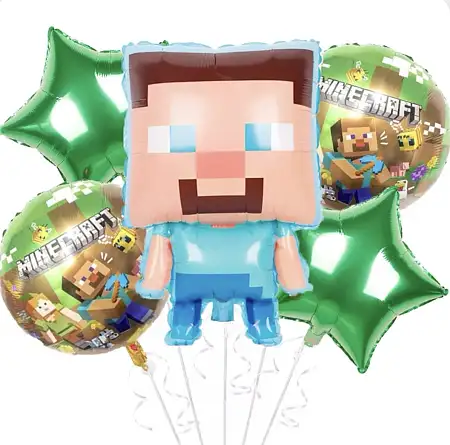 Mine craft balloon set我的世界气球套装