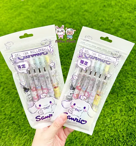 Sanrio Gel pen 6pcs set三丽鸥水笔6支套装