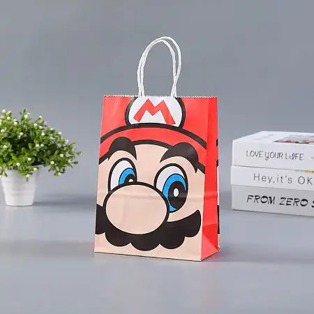 Mario gift bag 马力欧纸袋 21×15×8cm
