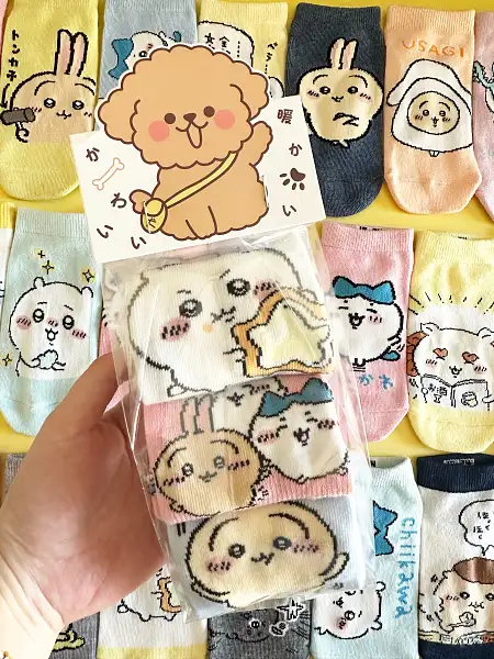 Chiikawa socks set自嘲熊系列袜子福袋