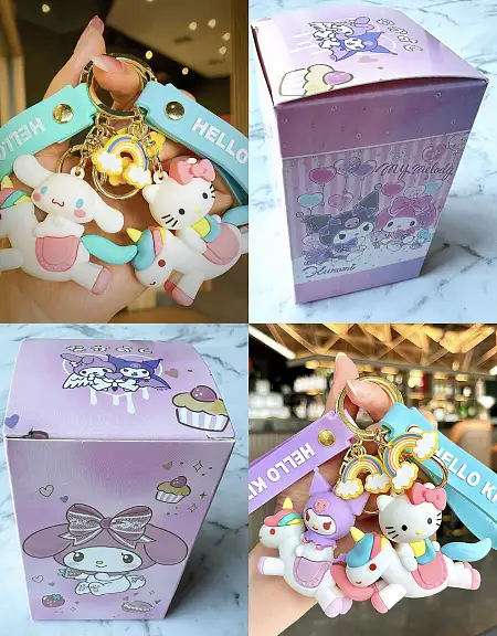 Sanrio riding horse keychain surprise box三丽鸥骑小马挂件盲