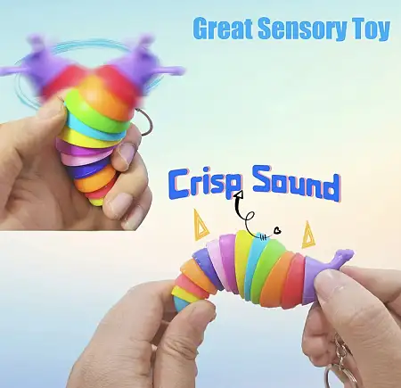Fidget Slug Toys解压扭扭虫玩具挂件