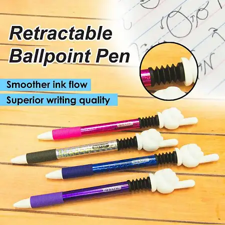 Retractable ballpoint pen儿童手指指读笔
