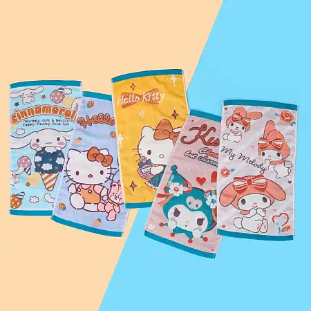 Cute 100% cotton face towel卡通纯棉纱毛巾