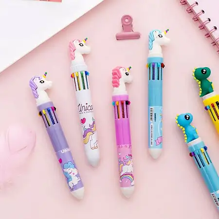 Cute multiple colour ball pen卡通多色圆珠笔