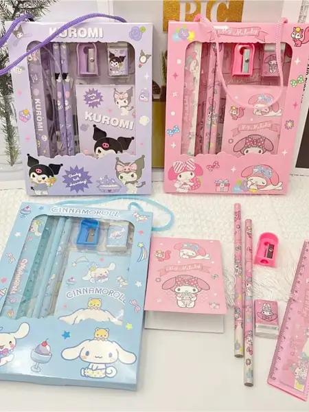 Sanrio stationary set三丽鸥文具礼盒