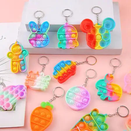 Pop it keychain解压泡泡挂件