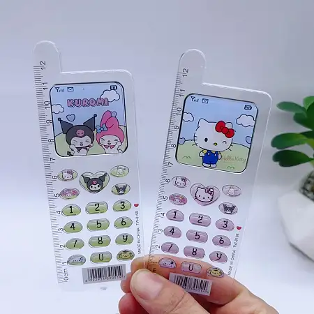 Sanrio mobile shape ruler三丽鸥手机造型尺