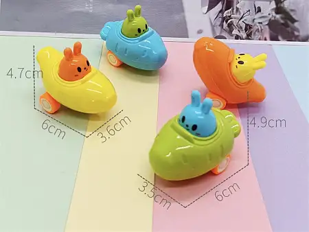Carrot Bunny pull back car胡萝卜兔子回力车