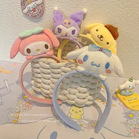 Sanrio plush headbands 三丽鸥公仔发箍