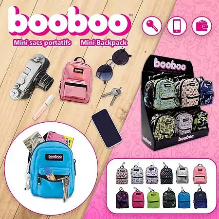 Booboo mini backup purse coin bag迷你书包造型零钱袋