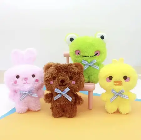 Animal plush keychain动物公仔挂件
