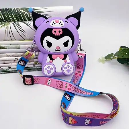 kuromi melody small bag库洛米美乐蒂硅胶小挂包