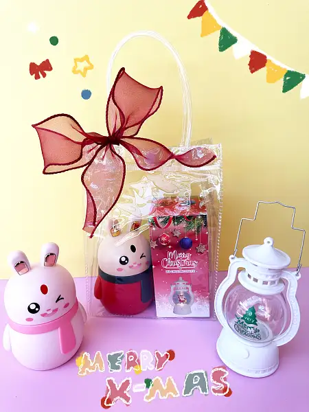 Christmas toothpicks light set圣诞牙签筒灯组合