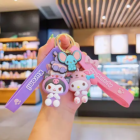 Sanrio cute keychain三丽鸥系列挂件