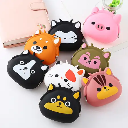 Silicon cute purse硅胶卡通零钱袋