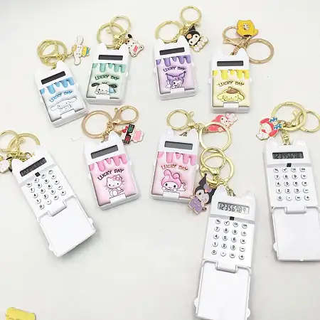 Sanrio calculator keychain三丽鸥计算器挂件
