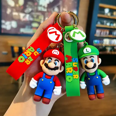 Mario keyring 马力欧挂件