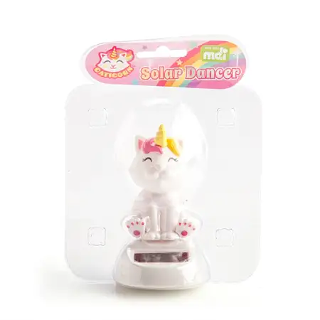 Unicorn Solar dancer独角兽太阳能公仔