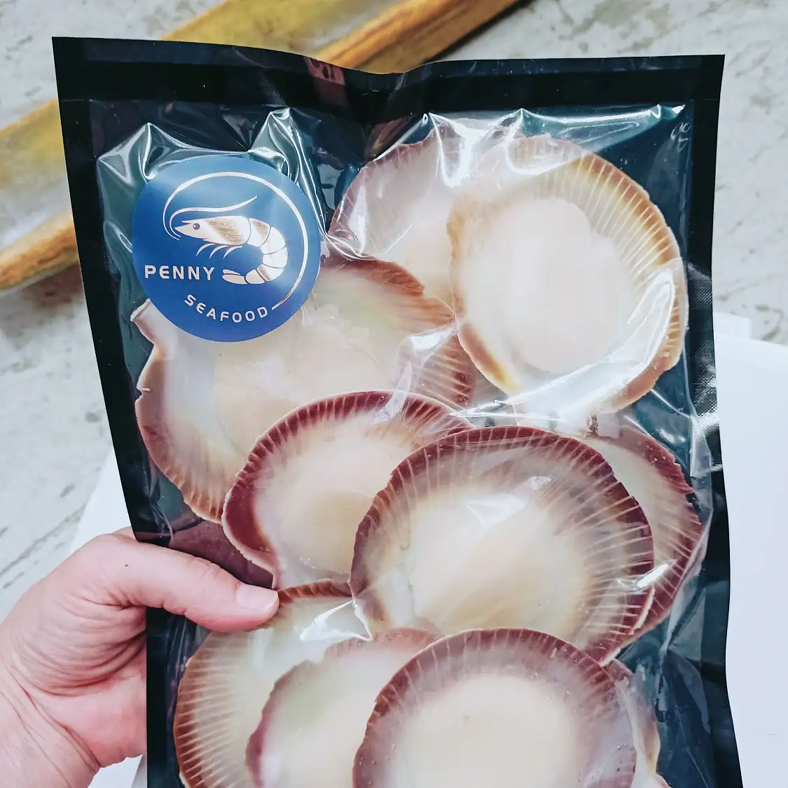 西澳 野生扇貝 WA Half Shell Scallop Without Roe 10pcs