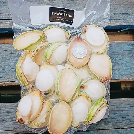 南澳 急凍BB青邊鮑魚肉(不帶殼) Green Lip Abalone Meat 1kg