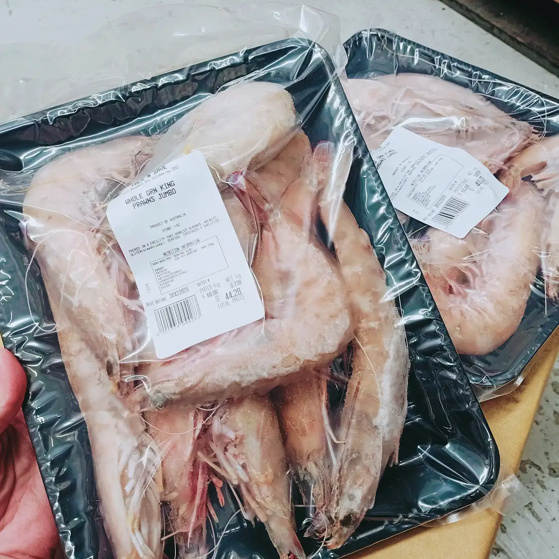 (小包裝)  野生超大隻帝王蝦 U6 Wild Caught King Prawn