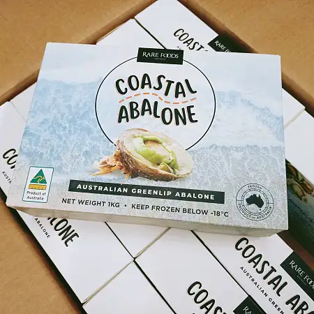 西澳 帶殼青邊鮑魚 Sashimi Grade G/Lip Abalone In Shell 1kg