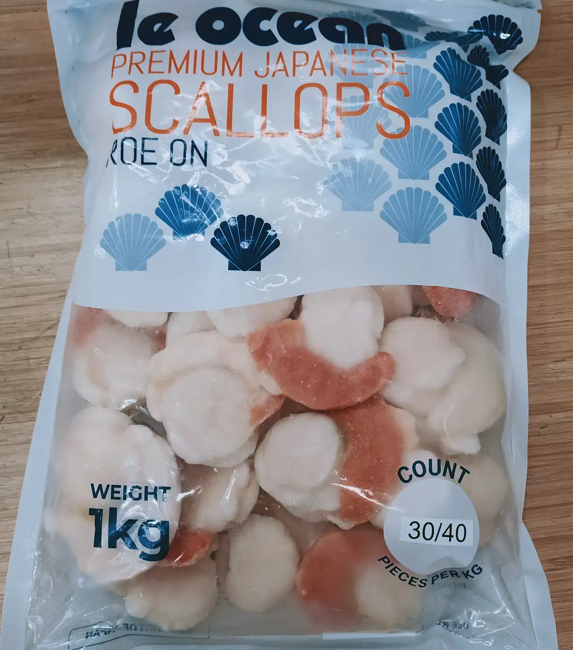 日本 帶卵大干貝 Jap Scallop With Roe 1kg