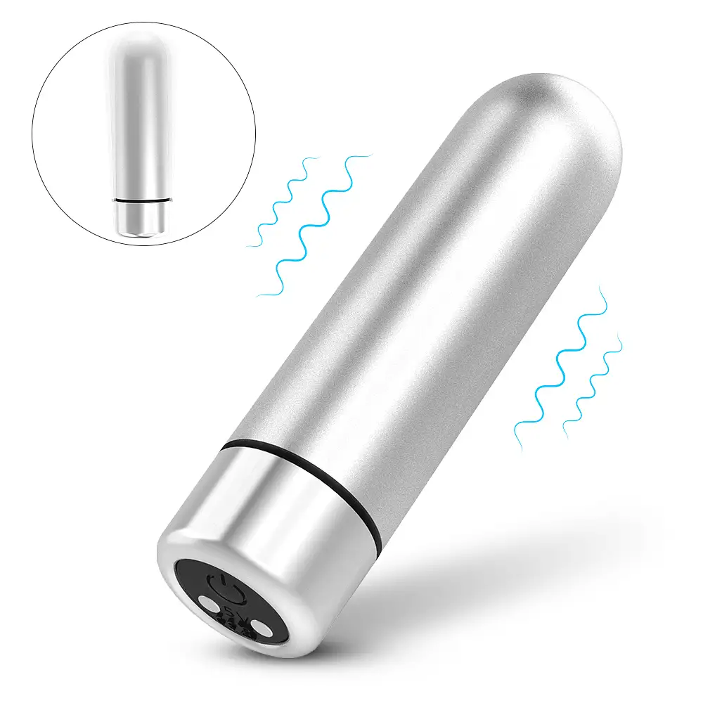 Vibrators Mini Bullet - Silver 1pc