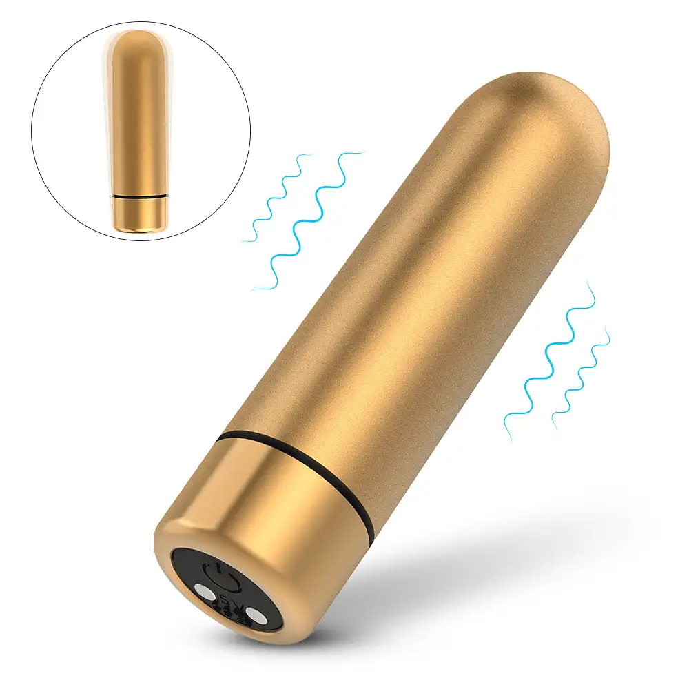 Vibrators Mini Bullet - Gold 1pc