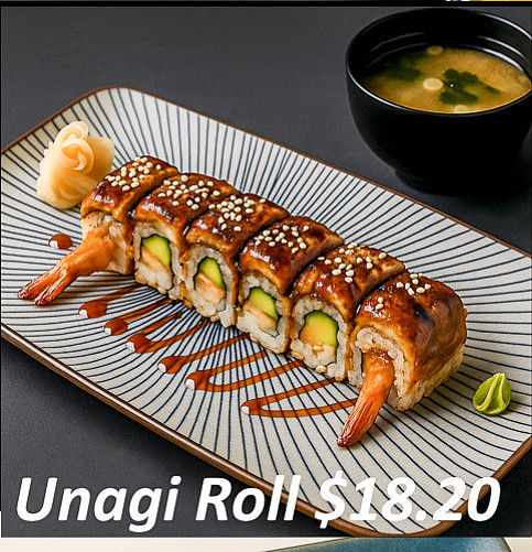 Unagi Wrapper Unagi Roll