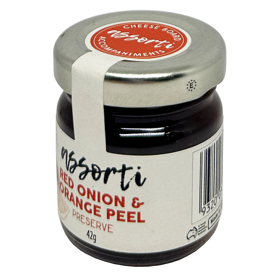 ASSORTI RED ONION & ORANGE PEEL CONDIMENT 42G (50)