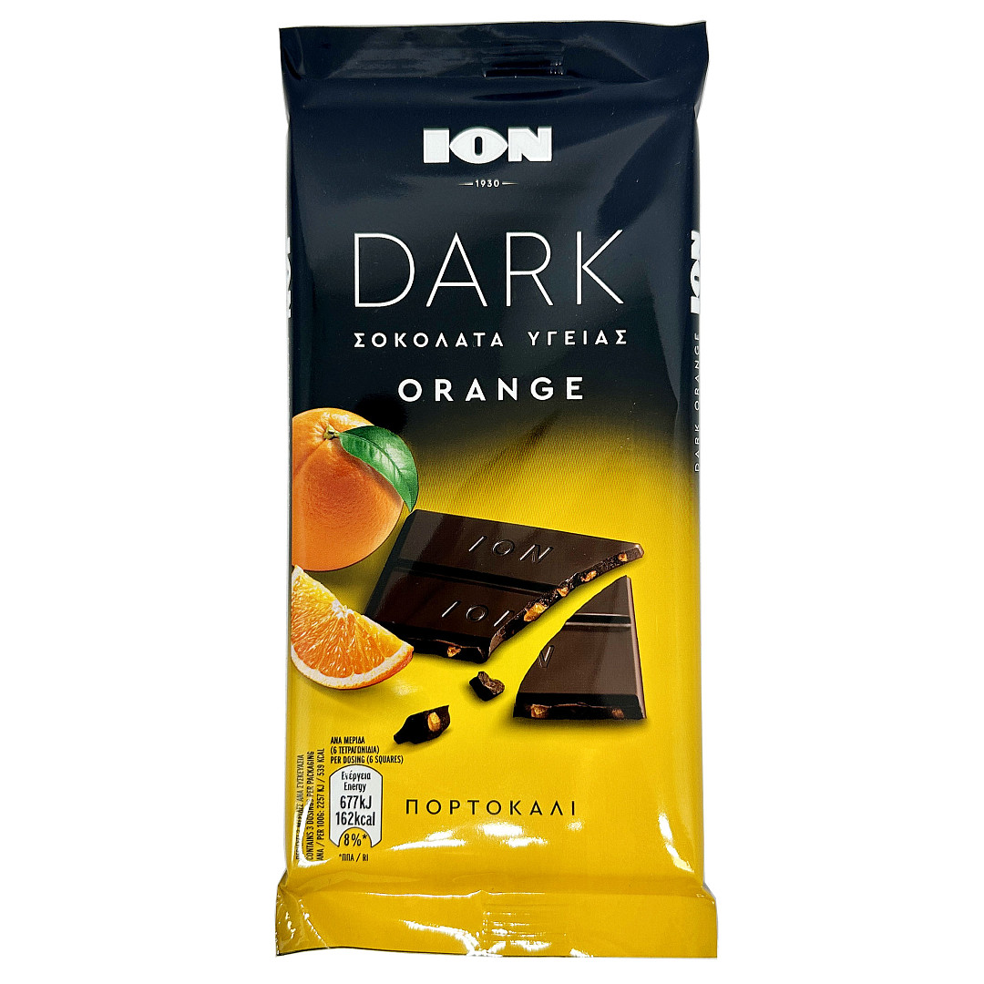 ION DARK CHOCOLATE W ORANGE 90G (10)