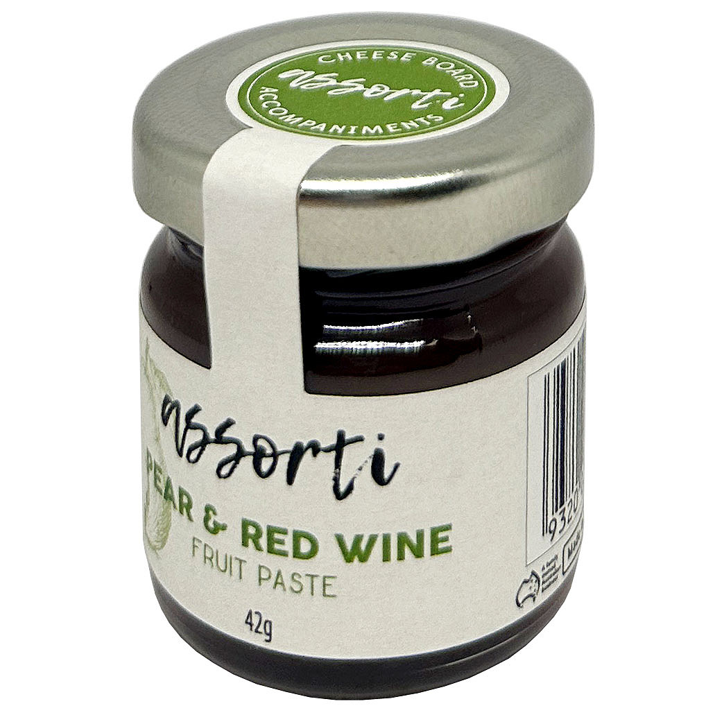 ASSORTI PEAR & RED WINE CONDIMENT 42G (50)