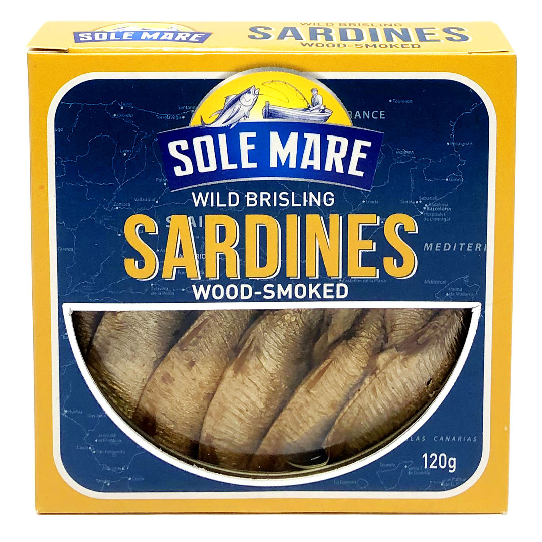 SOLEMARE SMOKE SARDINE 120G (12)