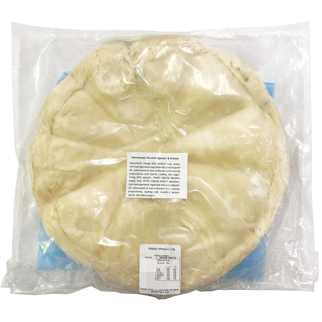 COUNTRY STYLE ROUND SPINACH PIE 2.2KG (4)