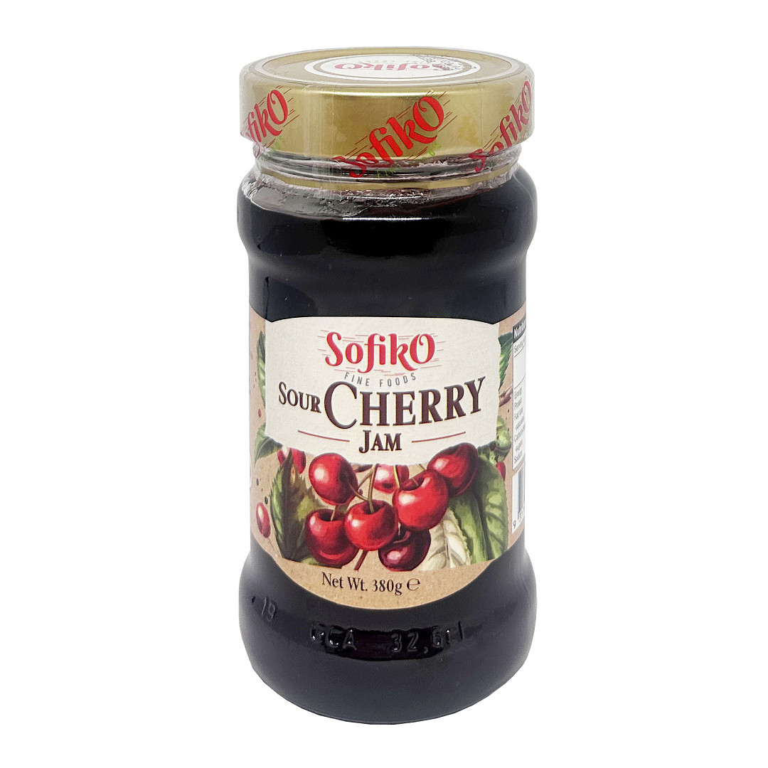 SOFIKO SOUR CHERRY JAM 380G (12)