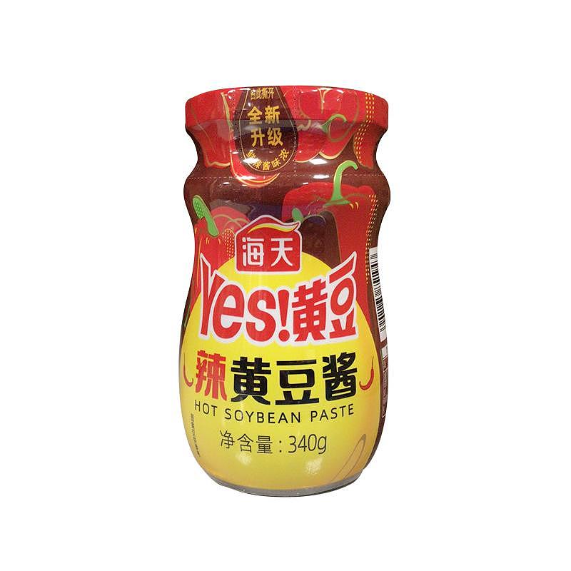 海天辣黄豆酱 340g  NEW BBD28/08/2025