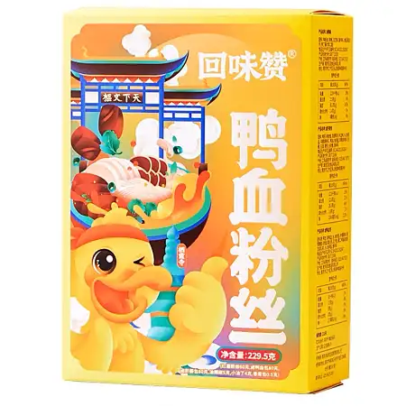 回味赞鸭血粉丝汤 原味 229.5g 一盒装
