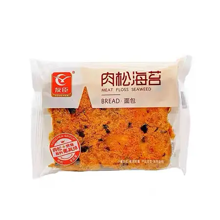 友臣肉松海苔夹心吐司 一箱2000g 约33包