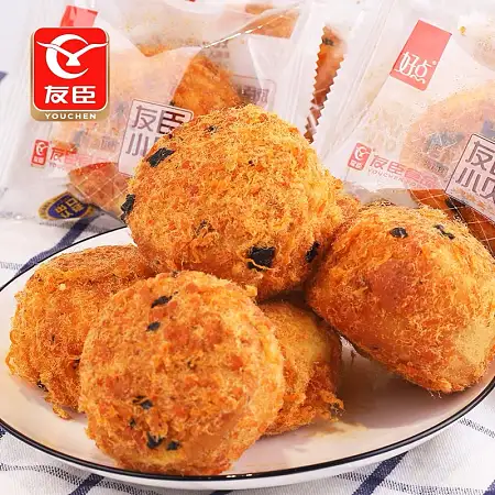 友臣肉松小贝 一箱2000g 约40包