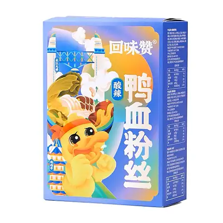 回味赞鸭血粉丝汤 酸辣味 294.5g 一盒装