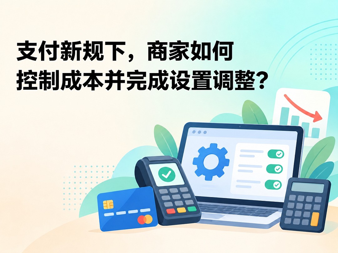 支付新规下，商家如何控制成本并完成设置调整？