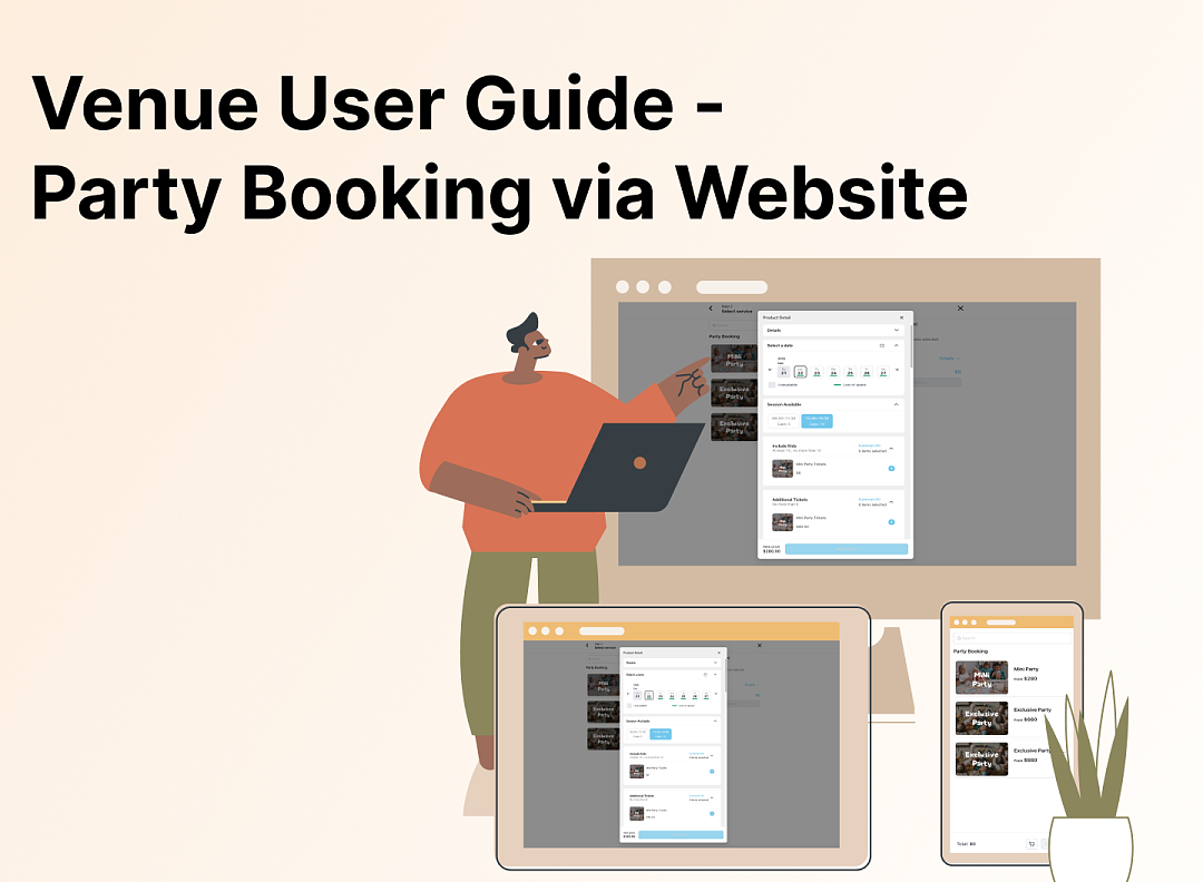 Family-Friendly Restaurant User Guide (Operational Items) - Client-Side Booking for Parties and Tickets