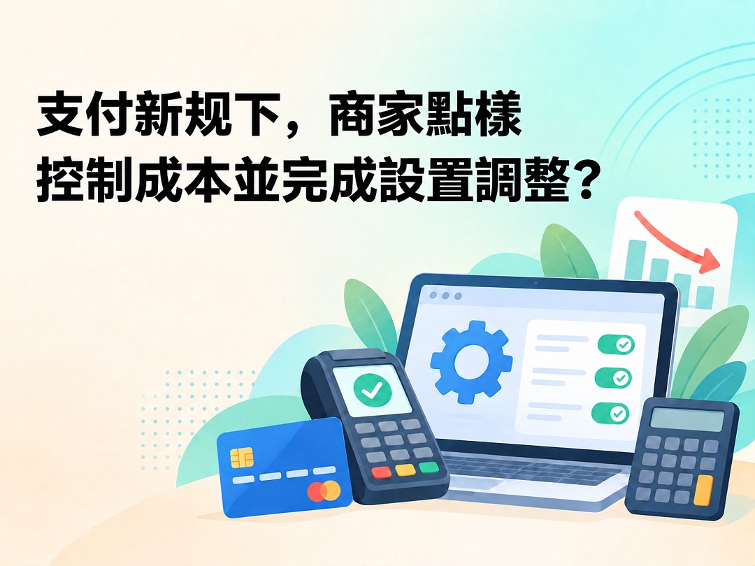 支付新規下,商家點樣控制成本並完成設置調整? 支付新規下,商家點樣控制成本並完成設置調整?