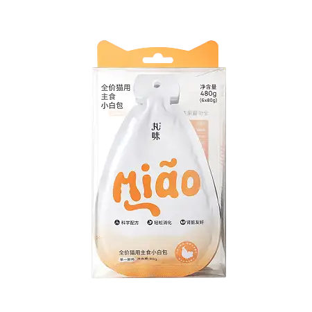 丸味 全价猫用主食 小白包 80g